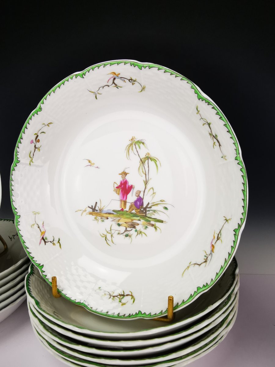 RAYNAUD - Limoges Si Kiang - 1 Assiette Creuse Calotte (choisir Scène) Plusieurs disponible-photo-3