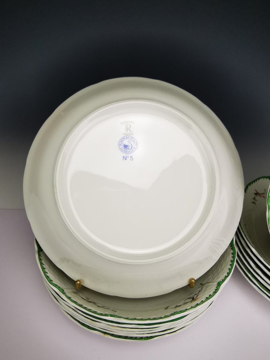 RAYNAUD - Limoges Si Kiang - 1 Assiette Creuse Calotte (choisir Scène) Plusieurs disponible-photo-4