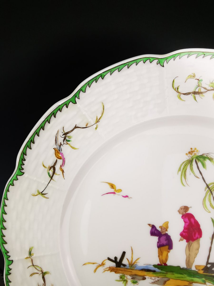 RAYNAUD - Limoges Si Kiang - 1 Assiette à dessert ∅ 22cm (choisir Scène) Plusieurs disponible-photo-1