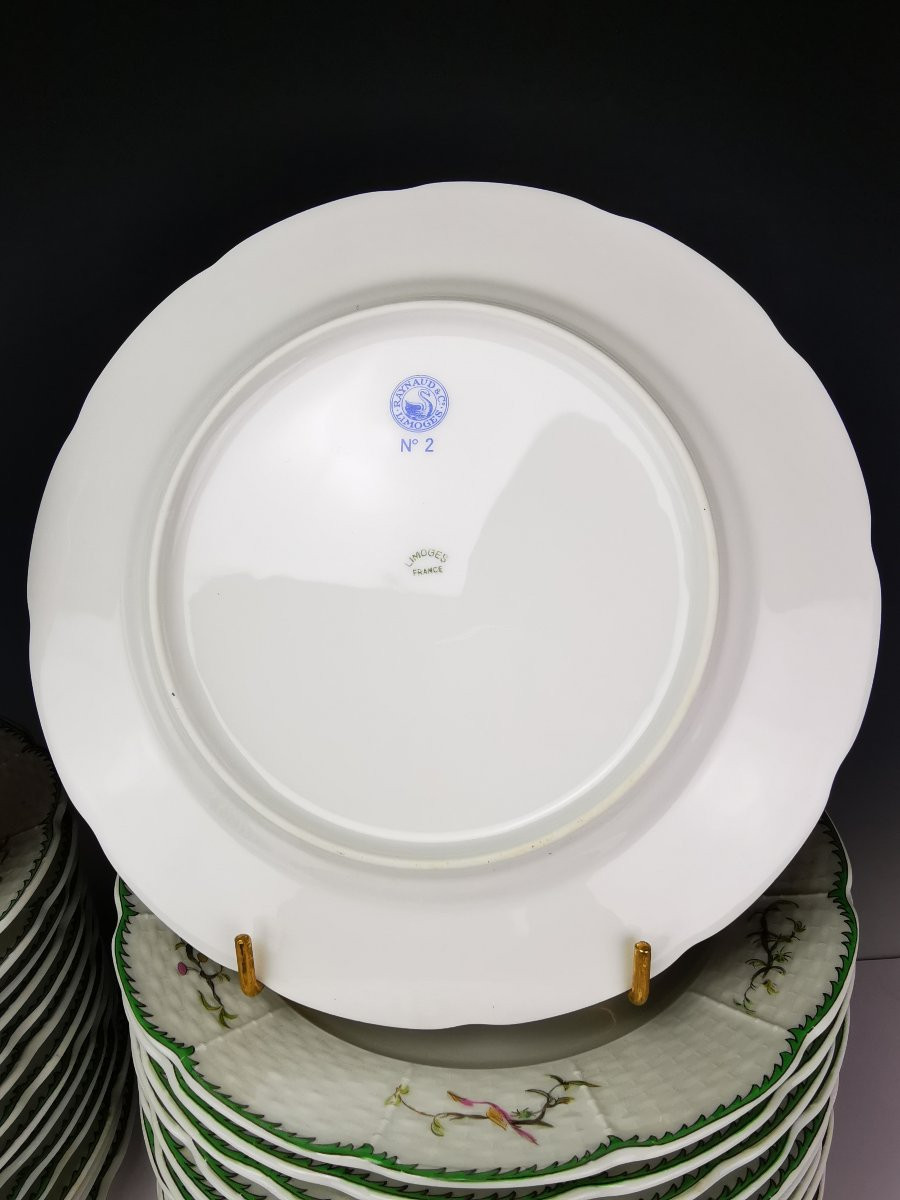 RAYNAUD - Limoges Si Kiang - 1 Assiette à dessert ∅ 22cm (choisir Scène) Plusieurs disponible-photo-2