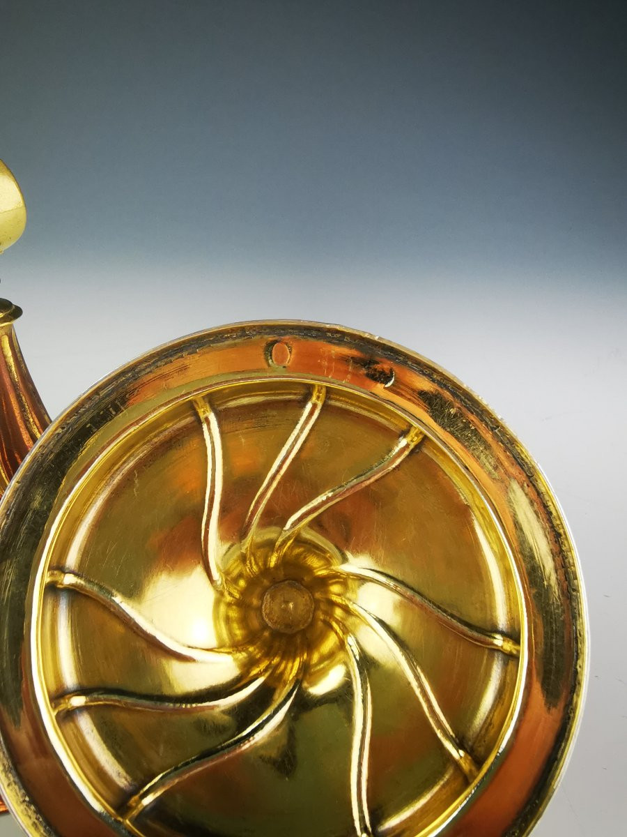 Germany - Augsburg - Silver Ciborium - 18th Century Hallmarks-photo-5