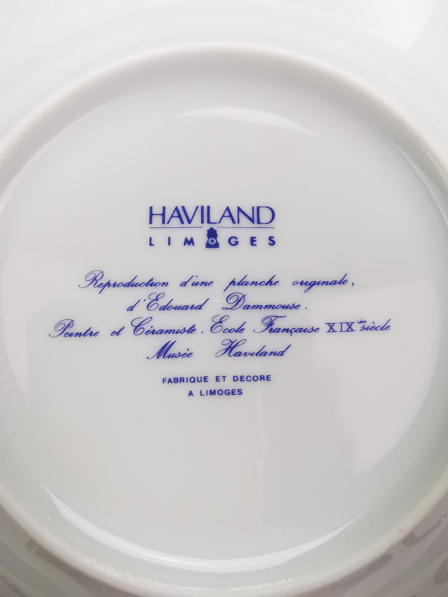 Haviland - Limoges - "dammouse" - 1 Bread Plate ∅ 16 Cm-photo-2