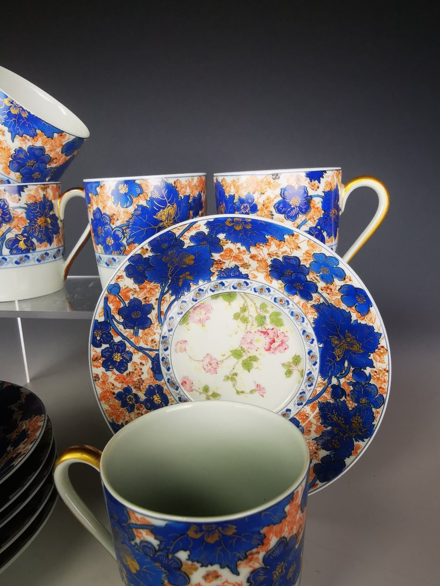 Haviland - Limoges - "dammouse" - 1 Coffee Cup And Saucer-photo-2