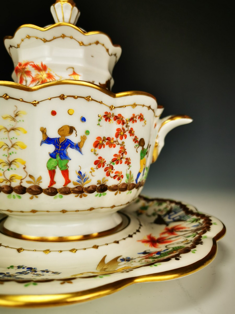 C. LE TALLEC - "Cirque Chinois" - 1 Bonbonnière - Modèle Tiffany & Co.