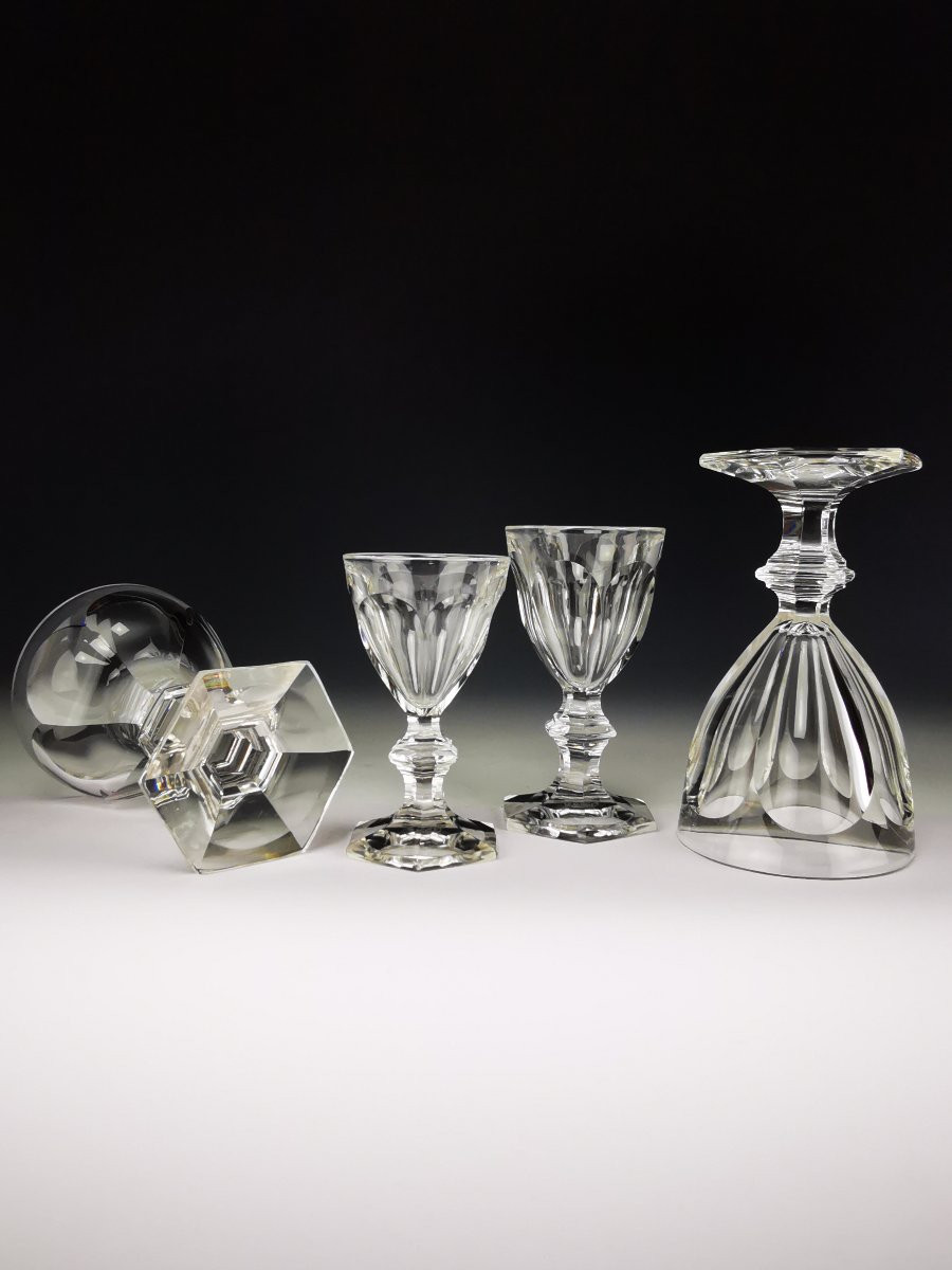 Baccarat - Harcourt 1841 - Paire de Verres &agrave; Eau 15,5 cm - Cristal - Etat Parfait (12 dispo)-photo-3