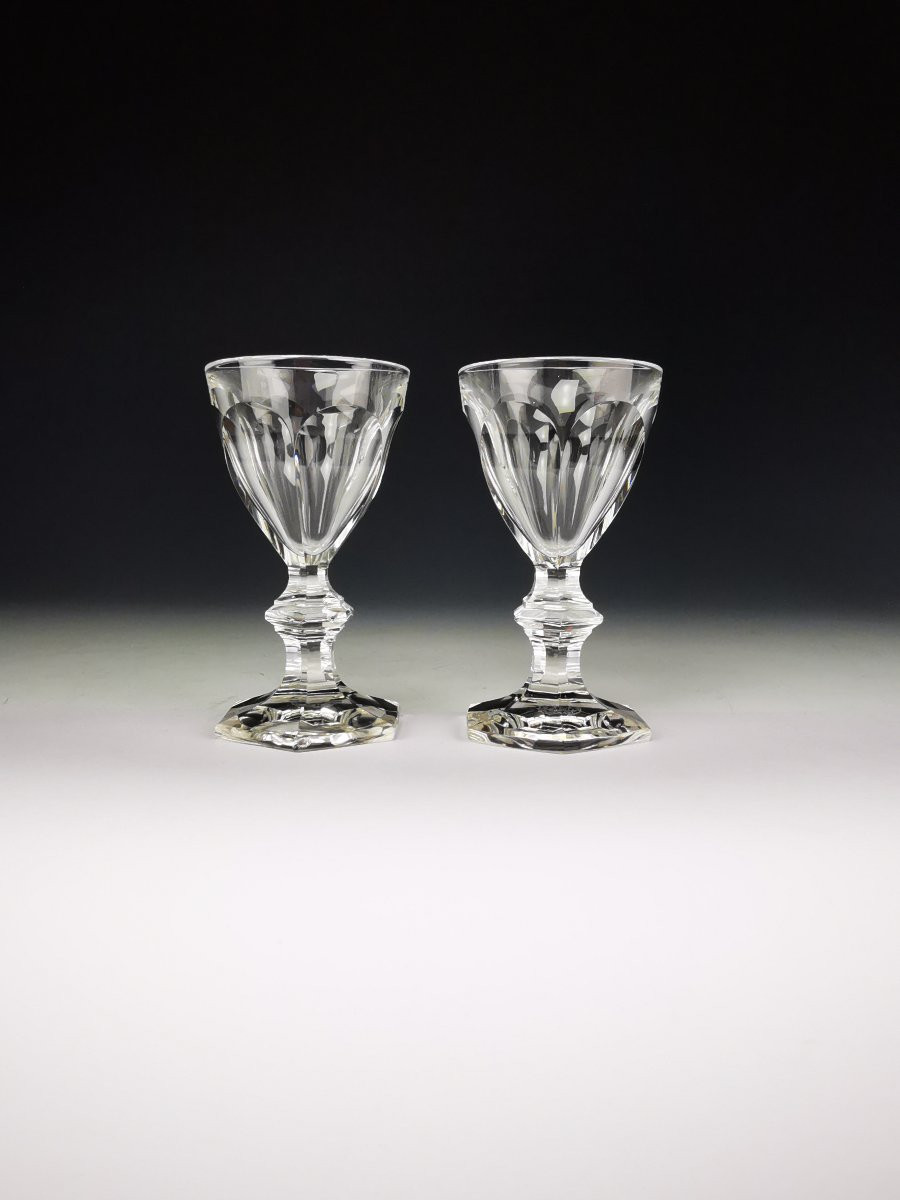 Baccarat - Harcourt 1841 - Paire de Verres à Digestif 11,3 cm - Cristal - Etat Parfait (6 dispo-photo-2