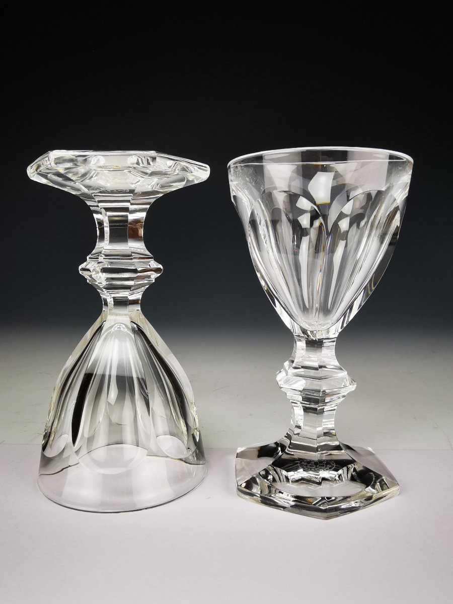 Baccarat - Harcourt 1841 - Paire de Verres à Digestif 11,3 cm - Cristal - Etat Parfait (6 dispo-photo-4