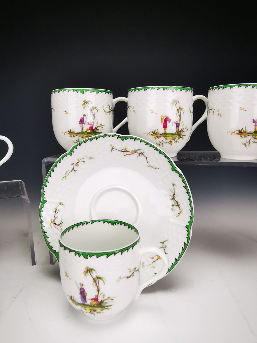 RAYNAUD - Limoges Si Kiang - 1 Tasse à café ∅ 6cm (choisir Scène) Plusieurs disponible-photo-2