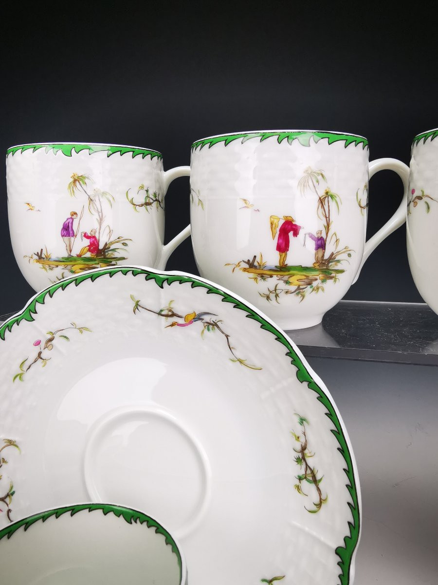 RAYNAUD - Limoges Si Kiang - 1 Tasse à café ∅ 6cm (choisir Scène) Plusieurs disponible-photo-4