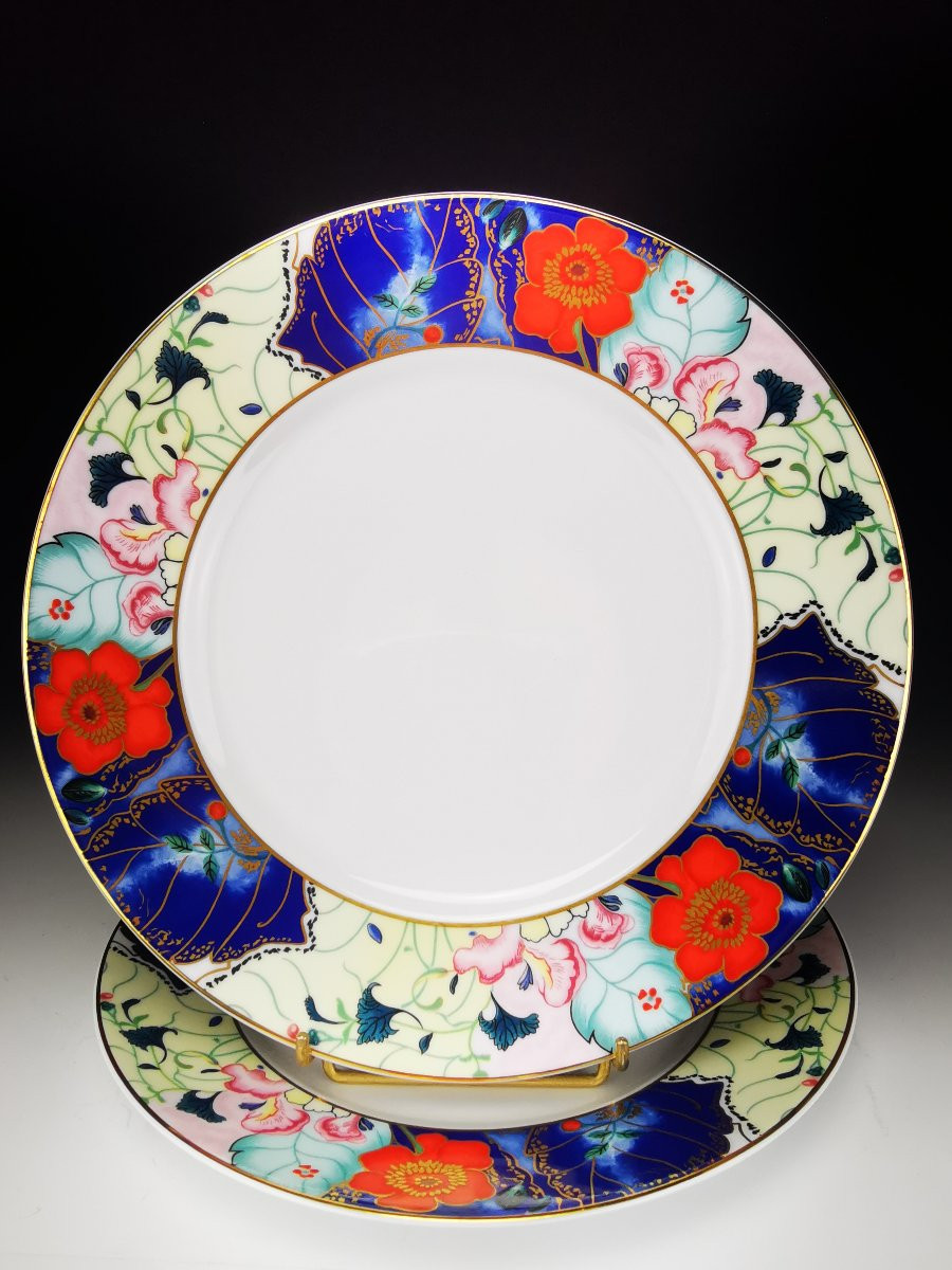 RAYNAUD "Tout Fou" Jardin de Printemps - 1 Assiette de table ∅ 27cm (Plusieurs Disponibles)-photo-3