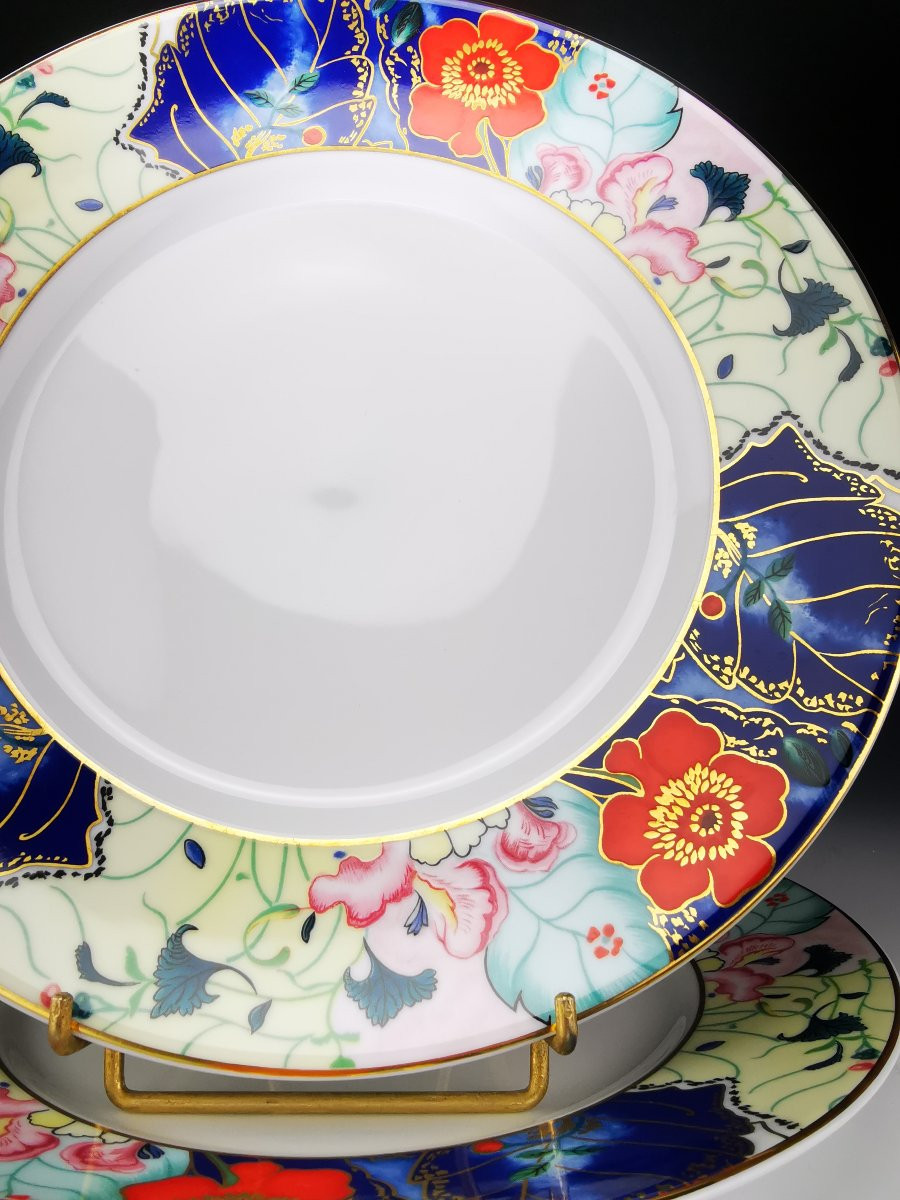 RAYNAUD "Tout Fou" Jardin de Printemps - 1 Assiette de table ∅ 27cm (Plusieurs Disponibles)-photo-4