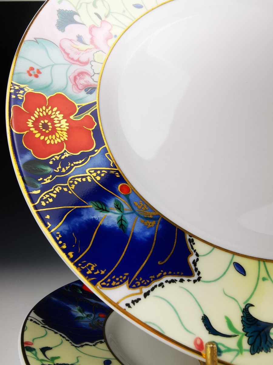 RAYNAUD "Tout Fou" Jardin de Printemps - 1 Assiette de table ∅ 27cm (Plusieurs Disponibles)-photo-1