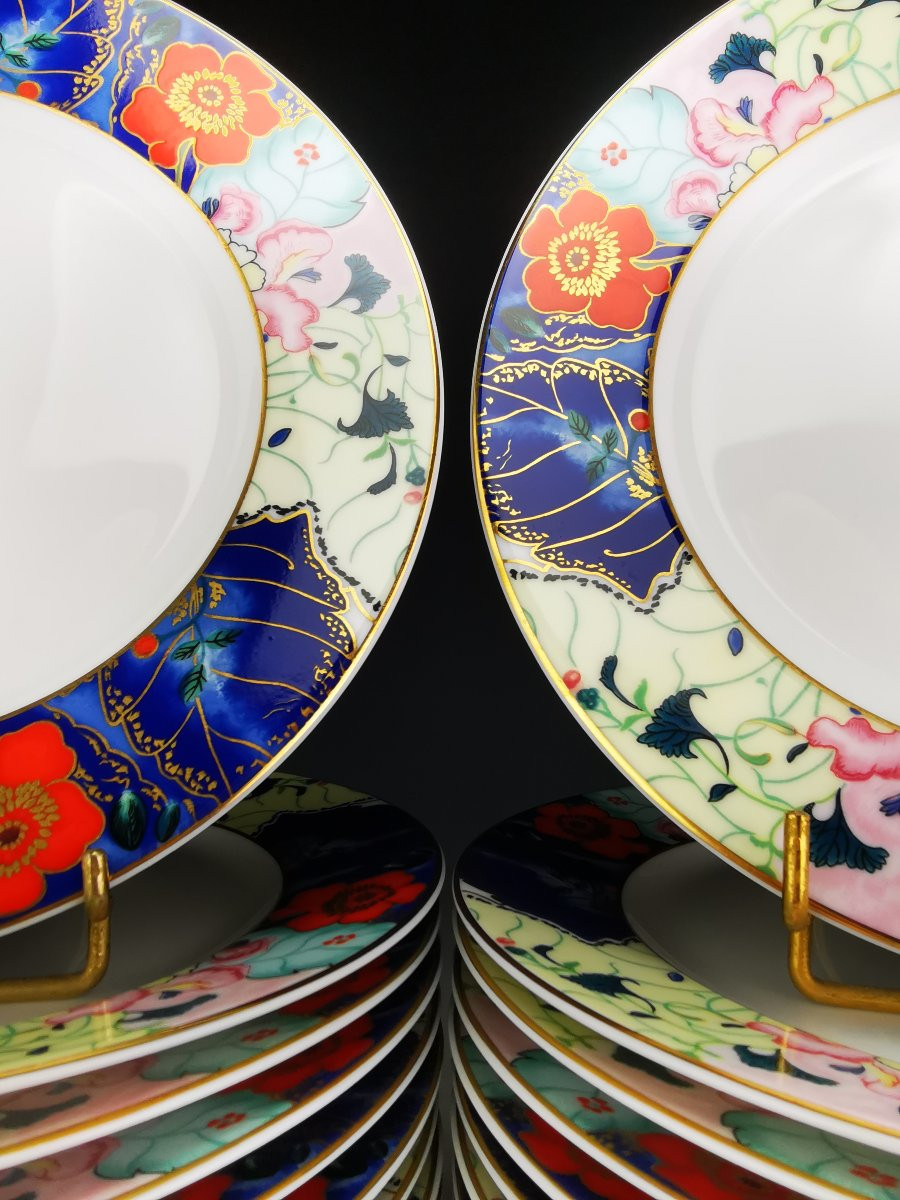 RAYNAUD "Tout Fou" Jardin de Printemps - 1 Assiette à dessert ∅ 22cm (Plusieurs Disponibles)-photo-2