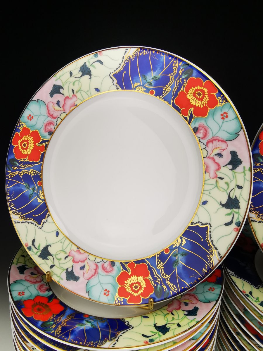 RAYNAUD "Tout Fou" Jardin de Printemps - 1 Assiette à dessert ∅ 22cm (Plusieurs Disponibles)-photo-4