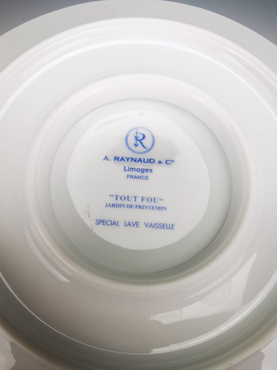 RAYNAUD "Tout Fou" Jardin de Printemps - 1 Saucière  (2 Disponibles)-photo-4