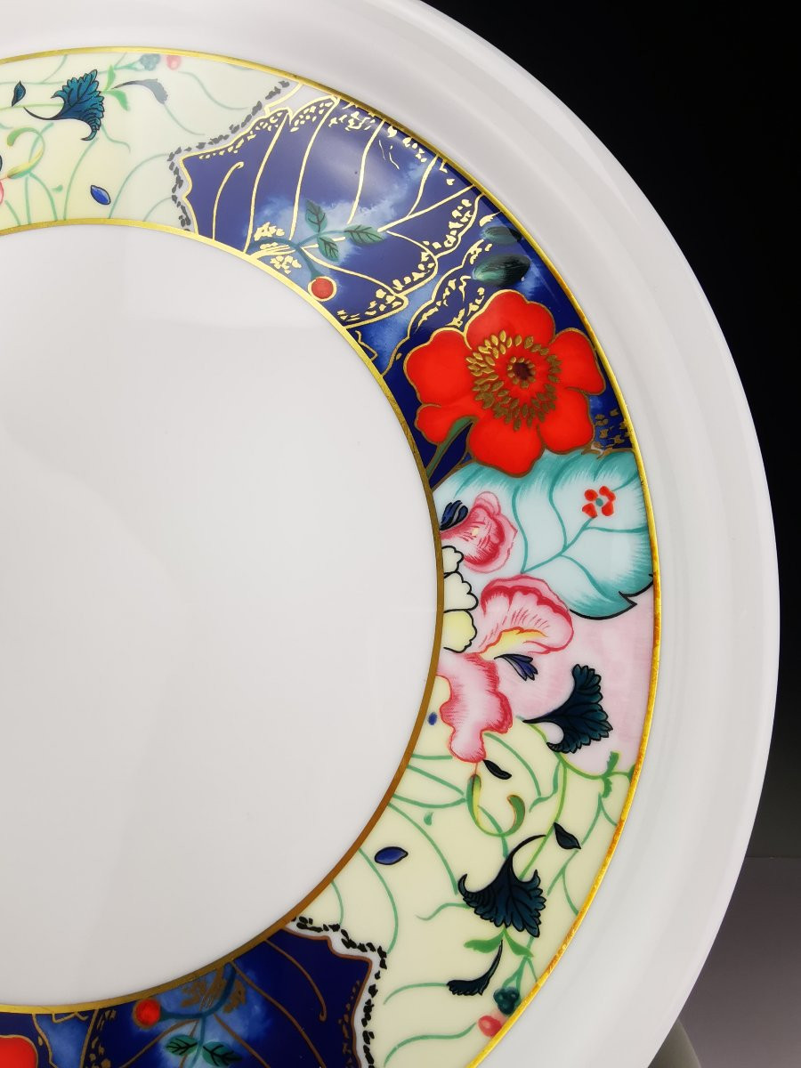 RAYNAUD "Tout Fou" Jardin de Printemps - 1 Plat à tarte ∅ 31cm (2 Disponibles)-photo-3