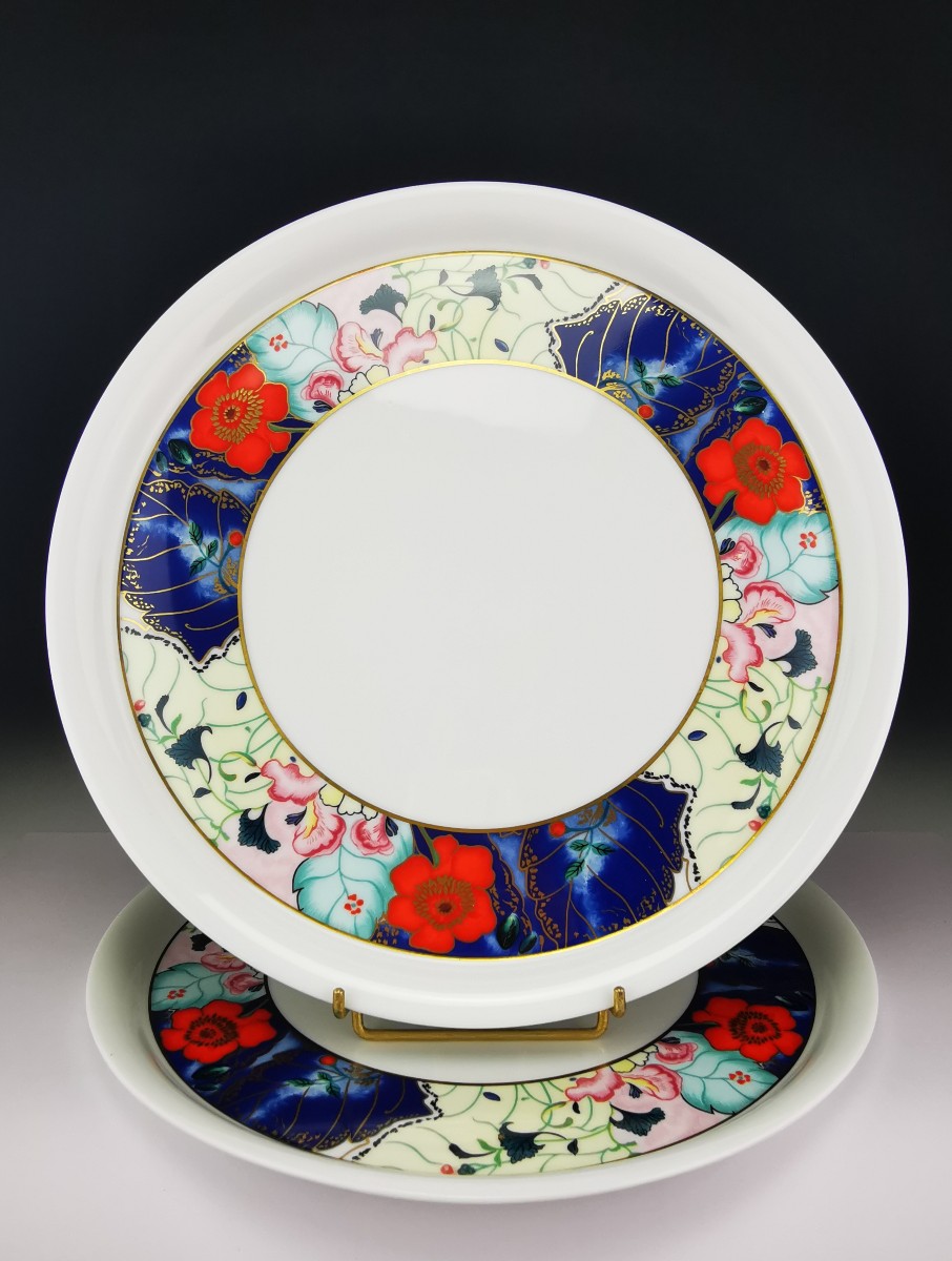 RAYNAUD "Tout Fou" Jardin de Printemps - 1 Plat à tarte ∅ 31cm (2 Disponibles)