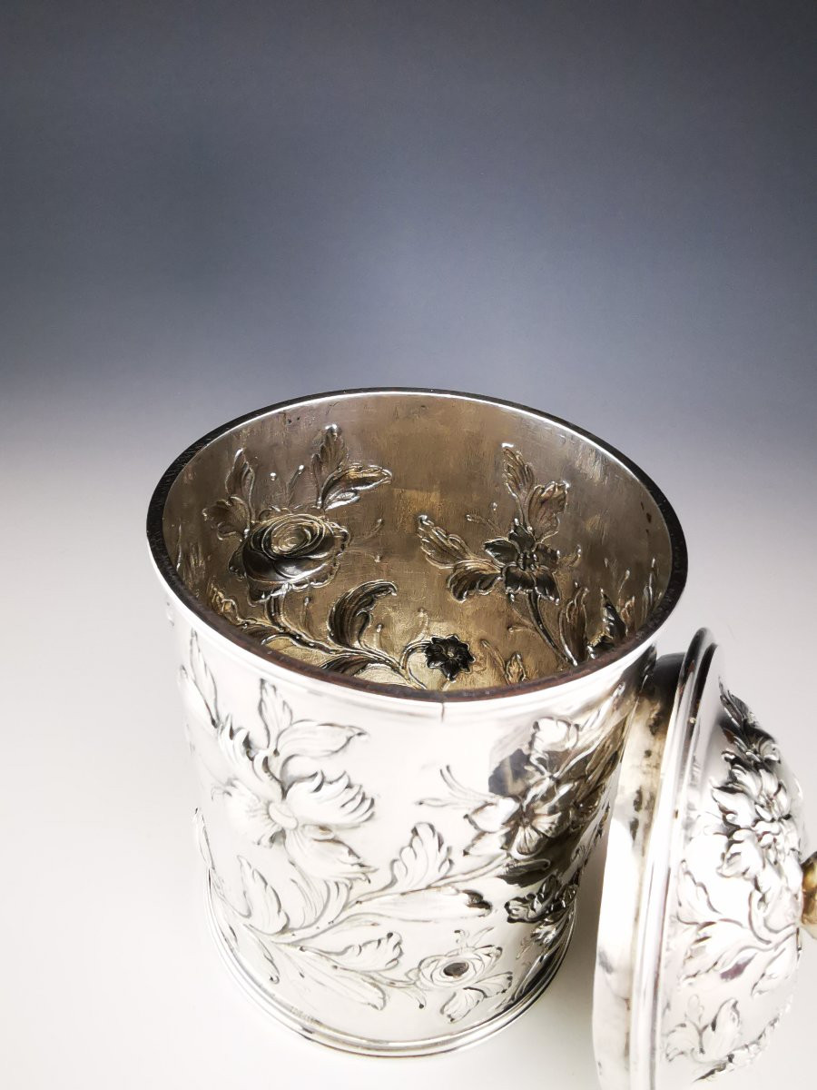 Sterling Silver Tea Caddy – George III – London 1765-photo-5
