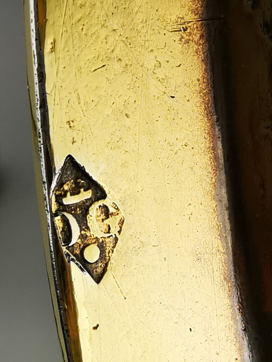 Sucrier couvert en argent massif vermeil - Époque Restauration / Empire-photo-8