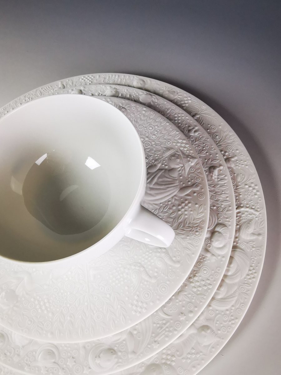 Rosenthal "La Flûte Enchantée" (Zauberflöte) par Bjørn Wiinblad, service 8 pers.-photo-4