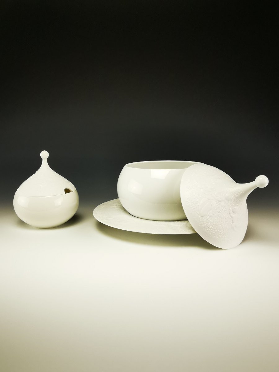 Rosenthal "La Flûte Enchantée" (Zauberflöte) par Bjørn Wiinblad, service 8 pers.-photo-7
