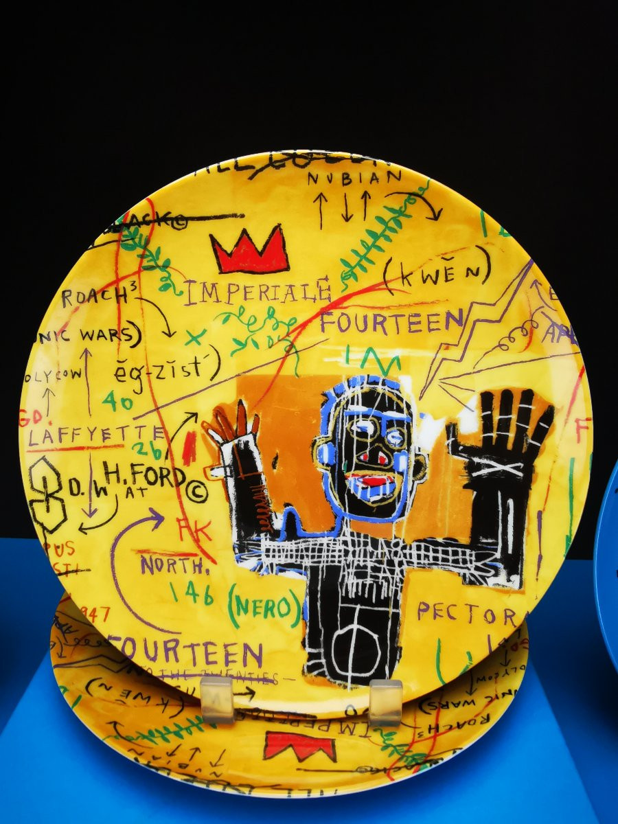 Jean Michel Basquiat By Ligne Blanche - Plate ø 21 Cm - Choice Of Models-photo-4
