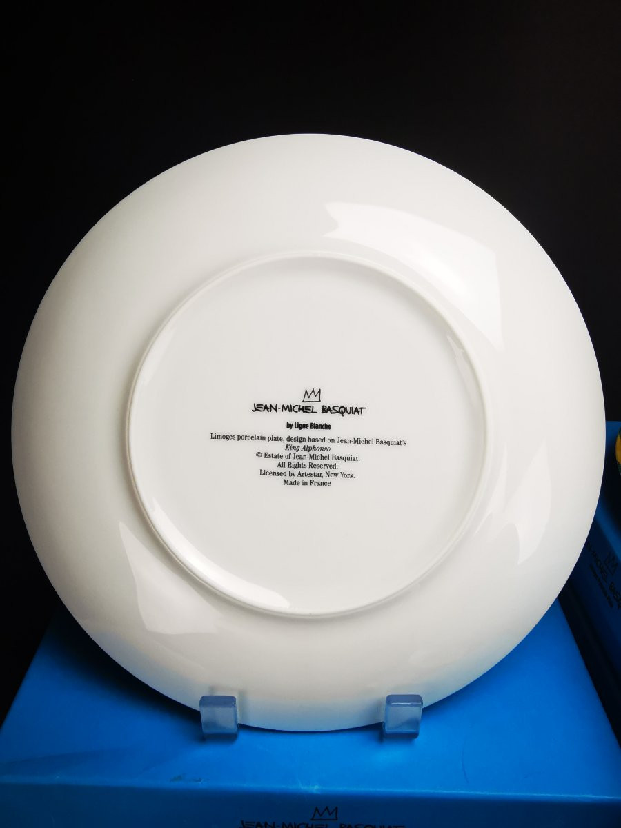 Jean Michel Basquiat By Ligne Blanche - Plate ø 21 Cm - Choice Of Models-photo-4