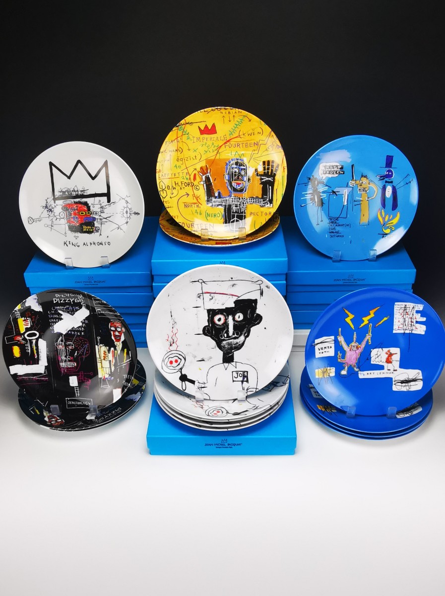 Jean Michel Basquiat By Ligne Blanche - Plate ø 21 Cm - Choice Of Models