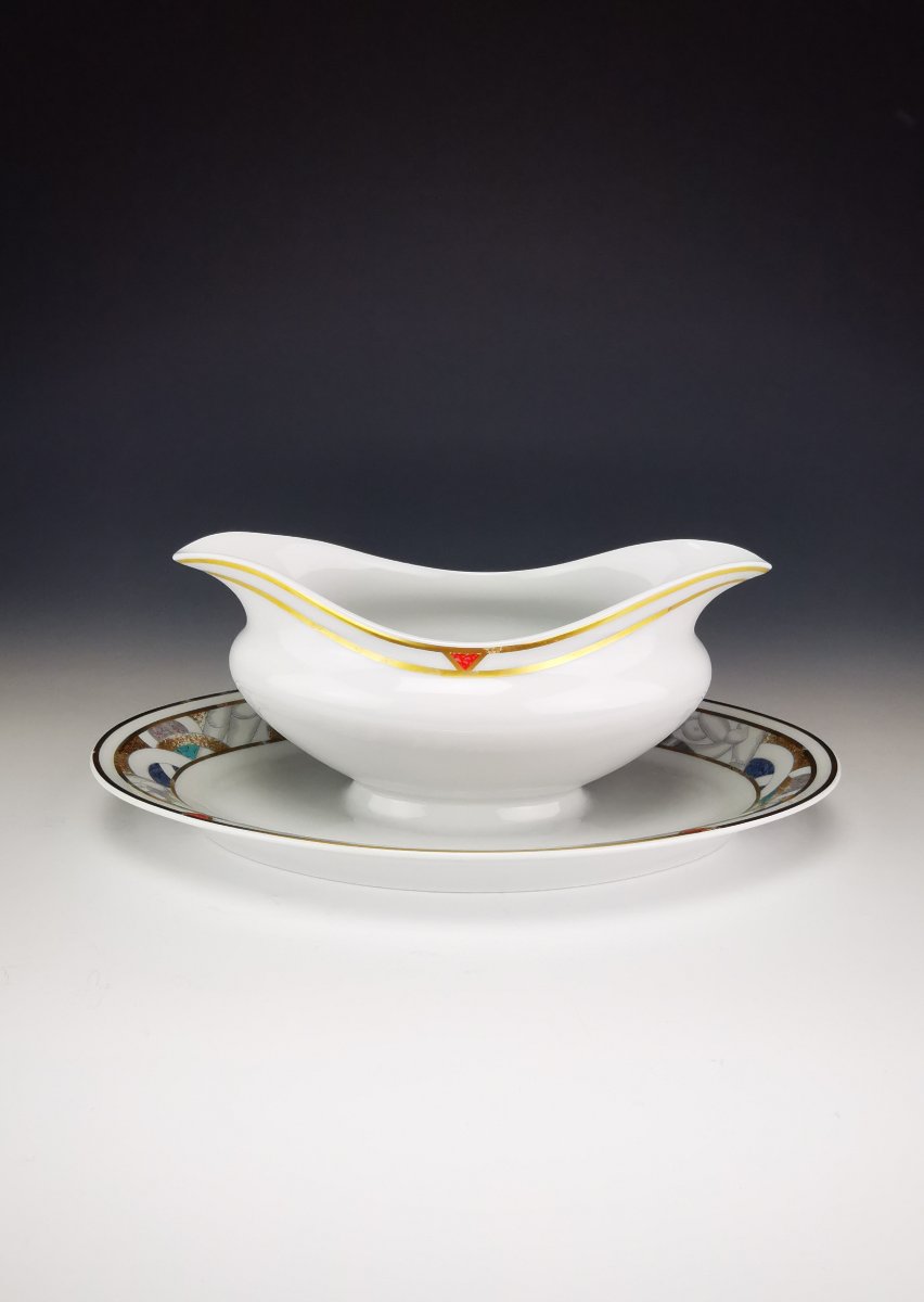 Bernardaud Limoges – 1 “paris” Model Gravy Boat --photo-2