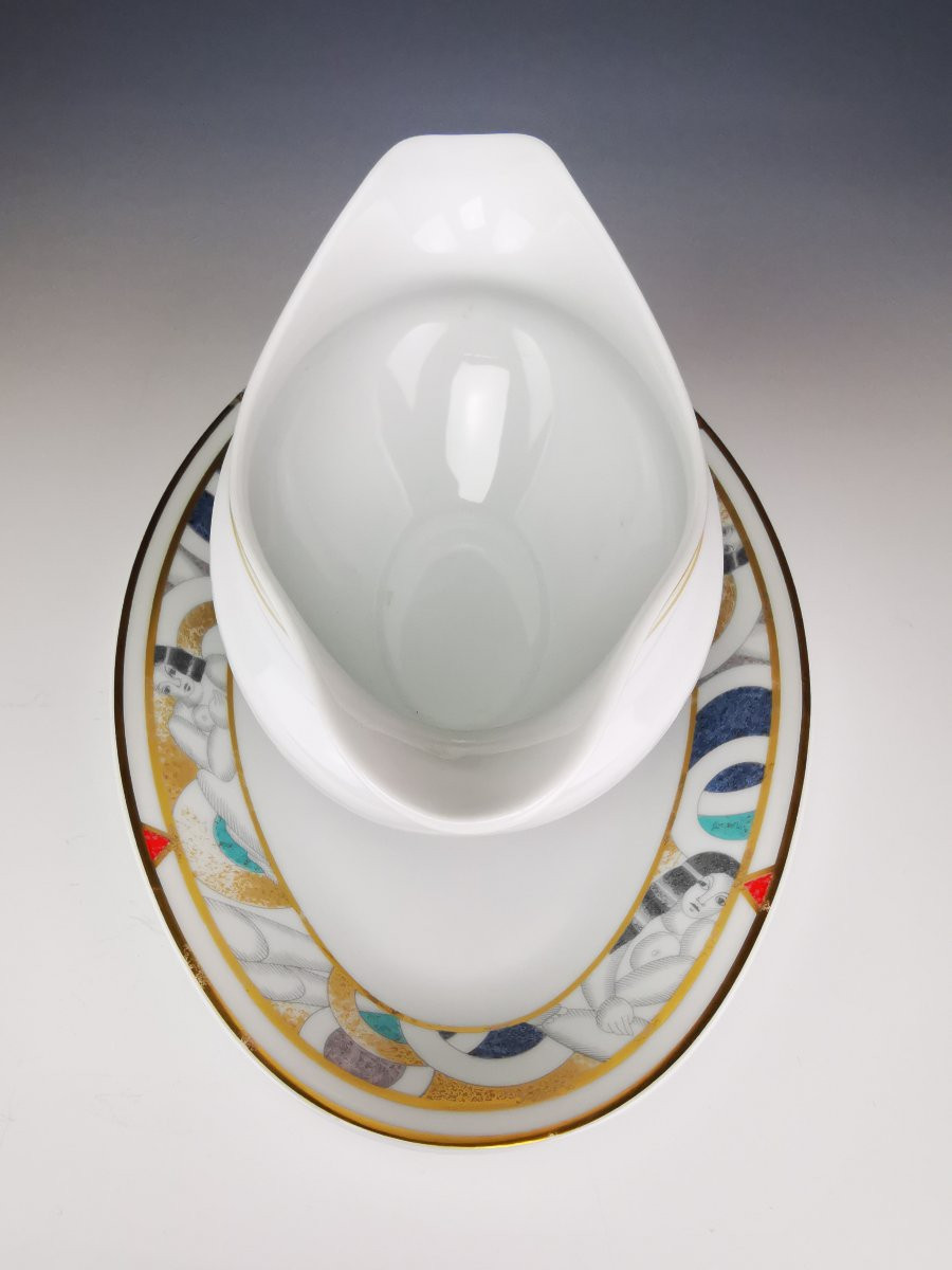 Bernardaud Limoges – 1 “paris” Model Gravy Boat --photo-4