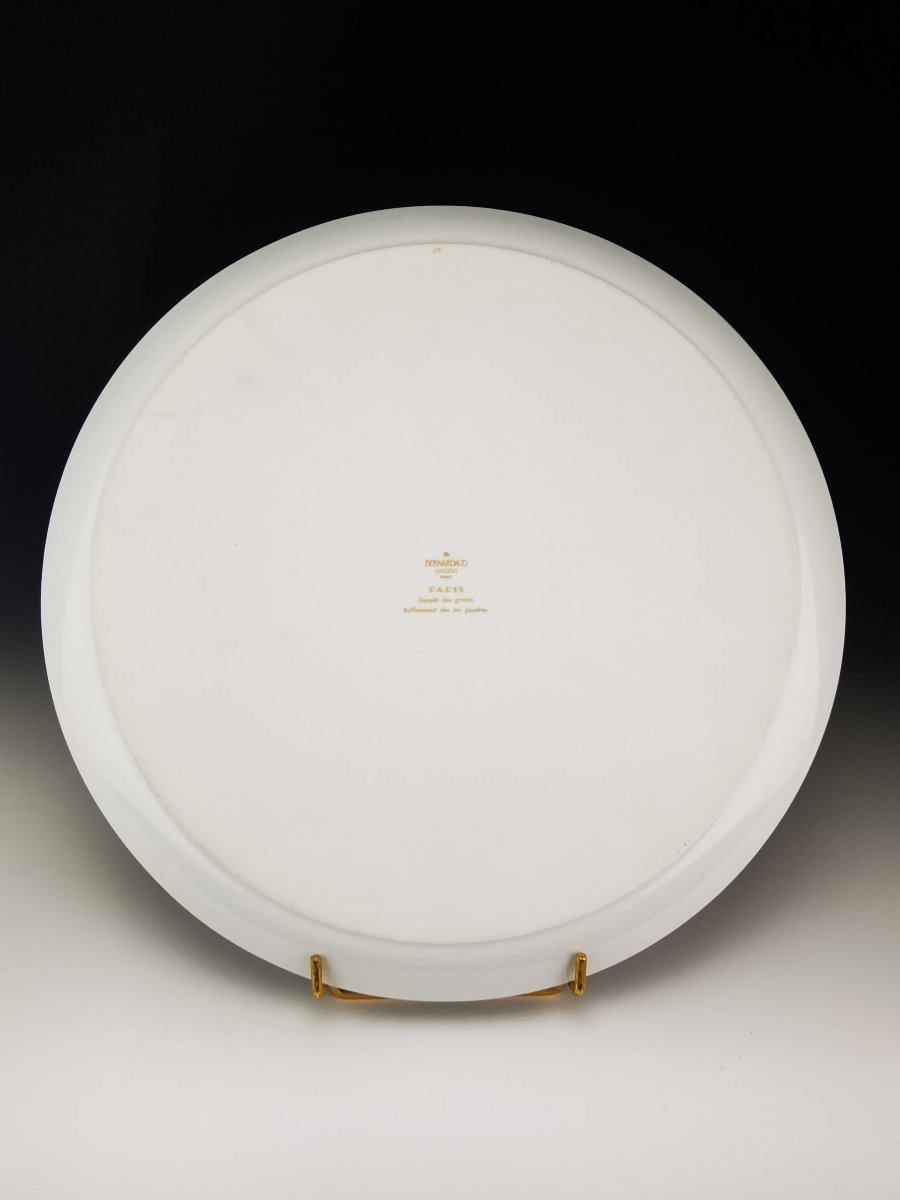 Bernardaud Limoges – 1 Pie Dish, “paris” Model – ø 31 Cm-photo-4