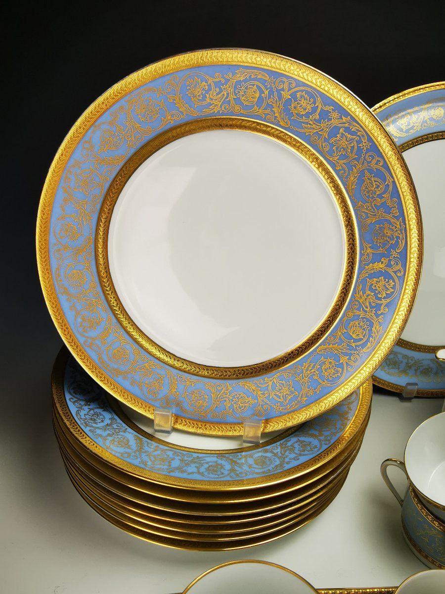 Ch.field Haviland & C. Parlon - "edith Pascal" - Dinner Service For 8 People - 43 Pcs-photo-2