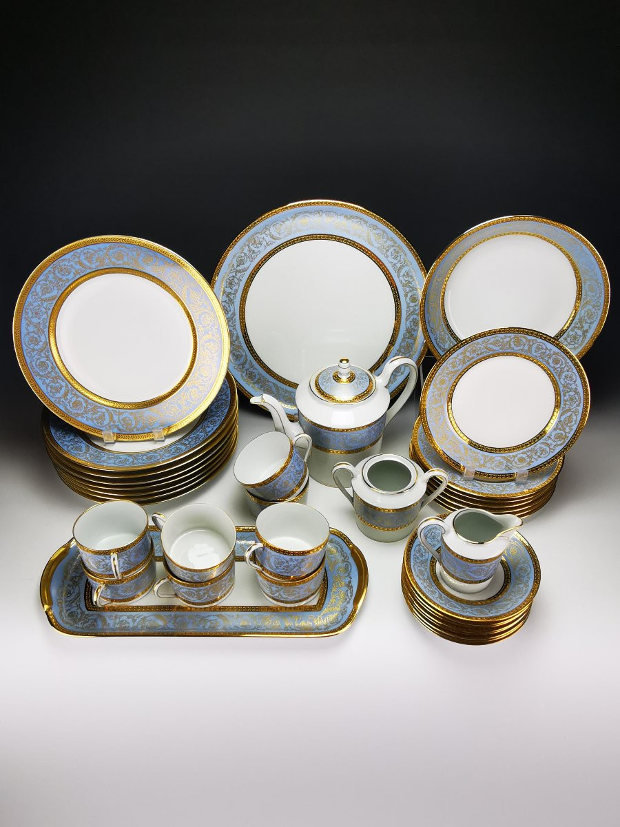 Ch.field Haviland & C. Parlon - "edith Pascal" - Dinner Service For 8 People - 43 Pcs-photo-3