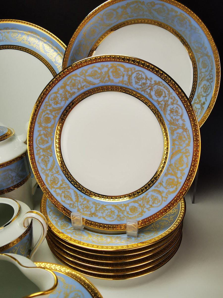 Ch.field Haviland & C. Parlon - "edith Pascal" - Dinner Service For 8 People - 43 Pcs-photo-4
