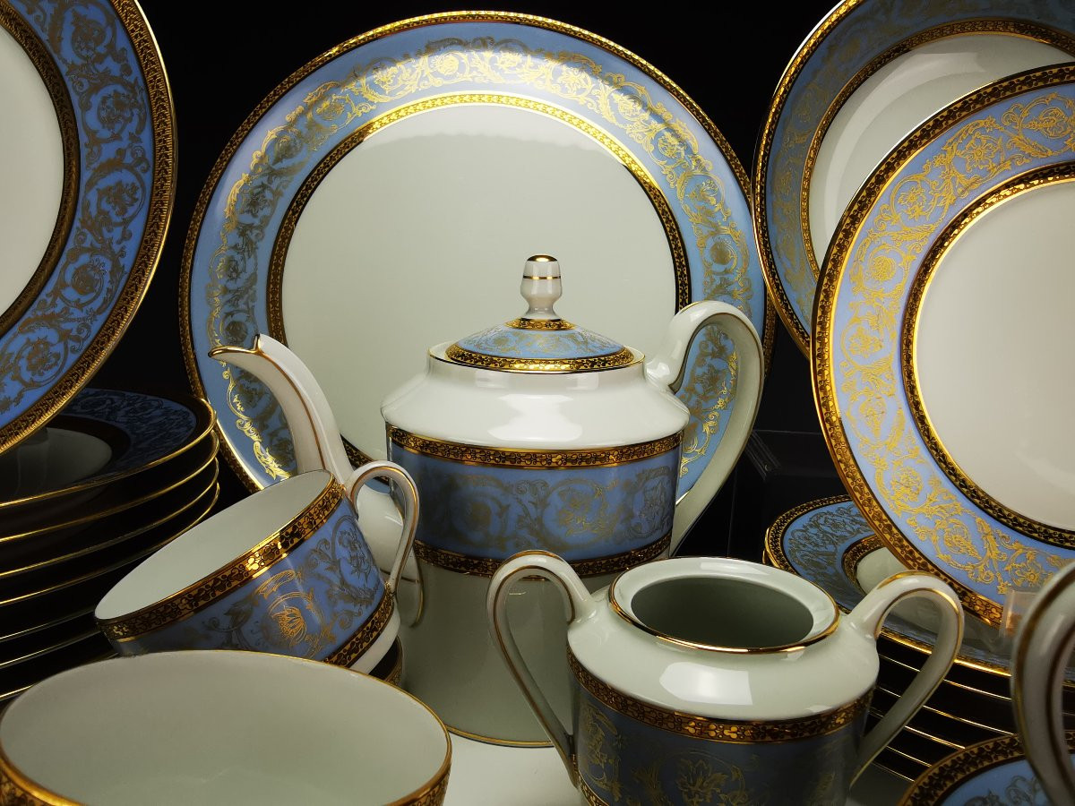 Ch.field Haviland & C. Parlon - "edith Pascal" - Dinner Service For 8 People - 43 Pcs-photo-2
