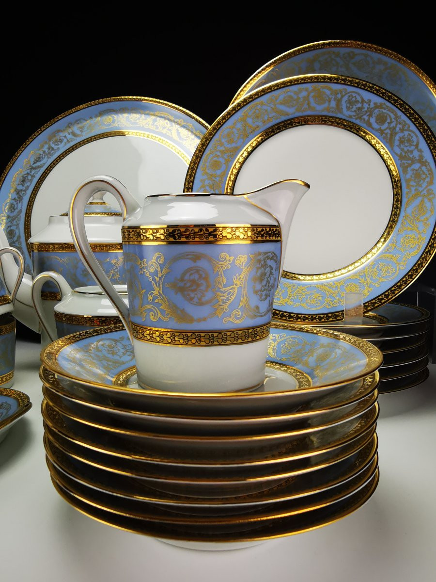 Ch.field Haviland & C. Parlon - "edith Pascal" - Dinner Service For 8 People - 43 Pcs-photo-3