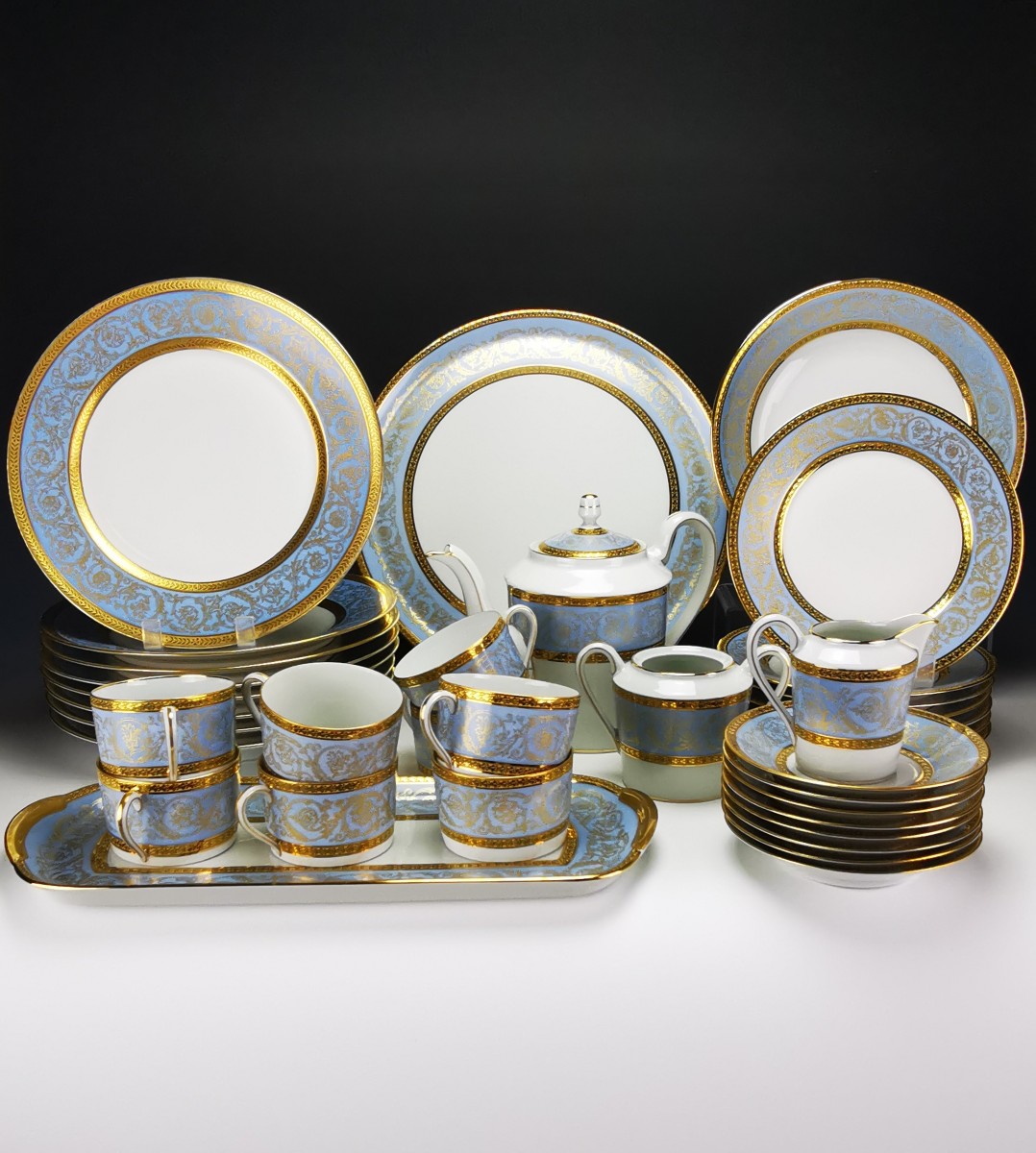 Ch.field Haviland & C. Parlon - "edith Pascal" - Dinner Service For 8 People - 43 Pcs