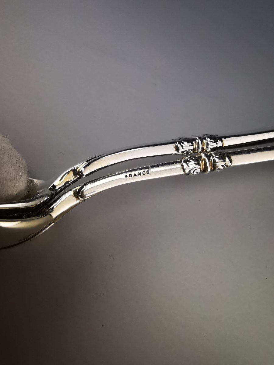 Christofle & Cardeilhac "Renaissance" - Paire De Cuillères À Café - argent 925-photo-3