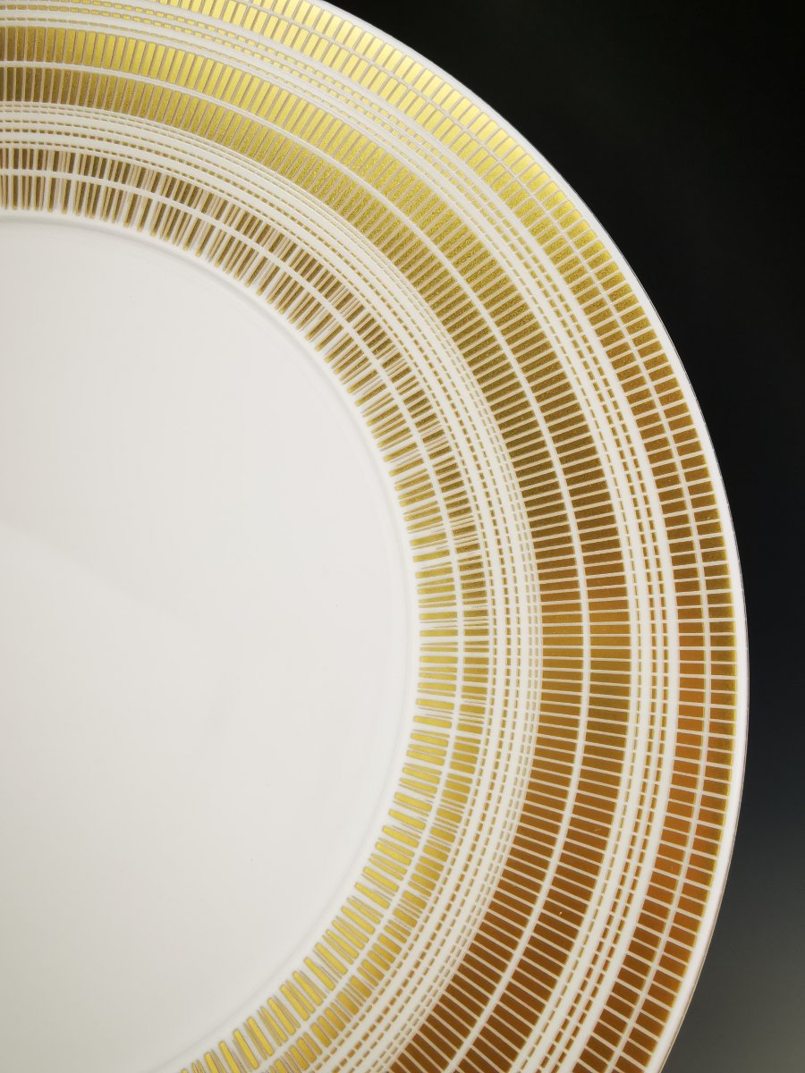 Bernardaud "Canisse" - 2 Assiettes de présentation / Plats ∅ 30,5 cm-photo-2