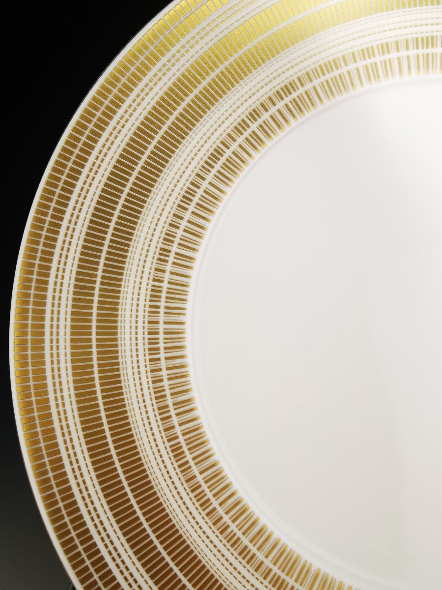 Bernardaud "Canisse" - 2 Assiettes de présentation / Plats ∅ 30,5 cm-photo-3