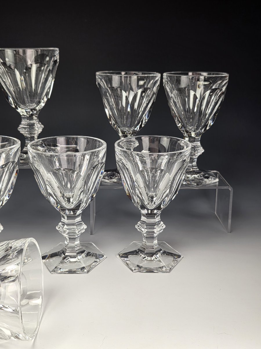 Baccarat - Harcourt 1841 - 12 Verres à eau (L) - Cristal - Etat Neuf-photo-2