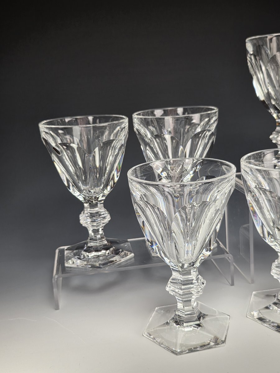 Baccarat - Harcourt 1841 - 12 Verres à eau (L) - Cristal - Etat Neuf-photo-3