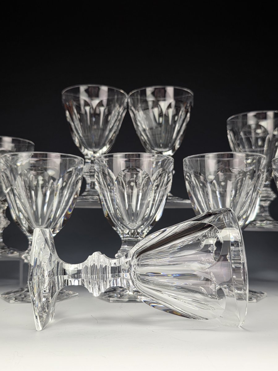 Baccarat - Harcourt 1841 - 12 Verres à eau (L) - Cristal - Etat Neuf-photo-4