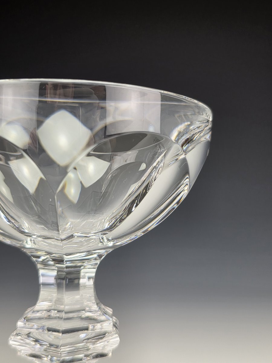 Baccarat - Harcourt 1841 - 12 Coupes à Champagne - Cristal - Etat Neuf-photo-4