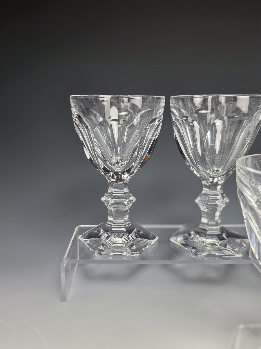 Baccarat - Harcourt 1841 - 12 Verres à Vin 13,6 cm (M) - Cristal - Etat Neuf-photo-2