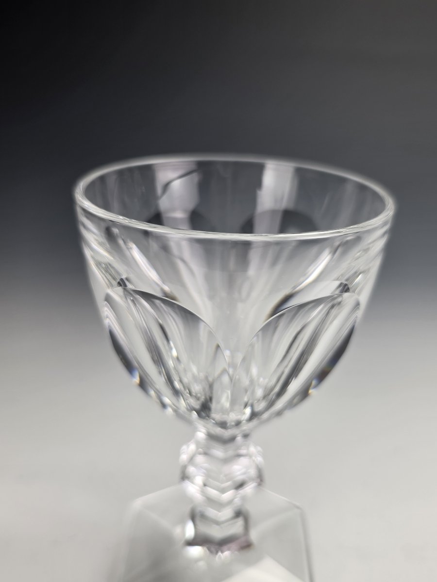Baccarat - Harcourt 1841 - 12 Verres à Vin 13,6 cm (M) - Cristal - Etat Neuf-photo-3
