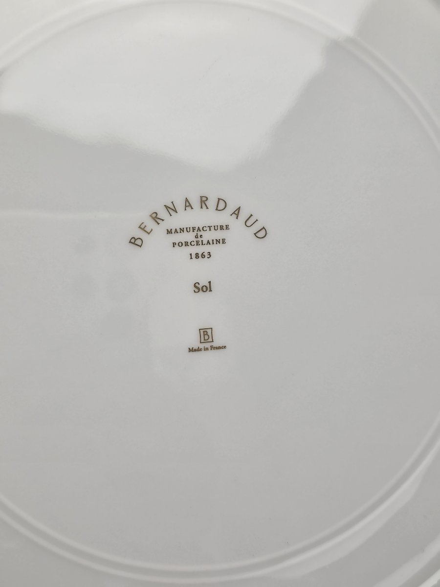 Bernardaud "Sol" - 12 Assiettes de présentation ∅ 30,5 cm-photo-4
