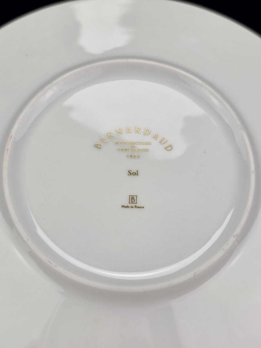 Bernardaud "sol" - 12 Bread Plates, ∅ 16 Cm-photo-2