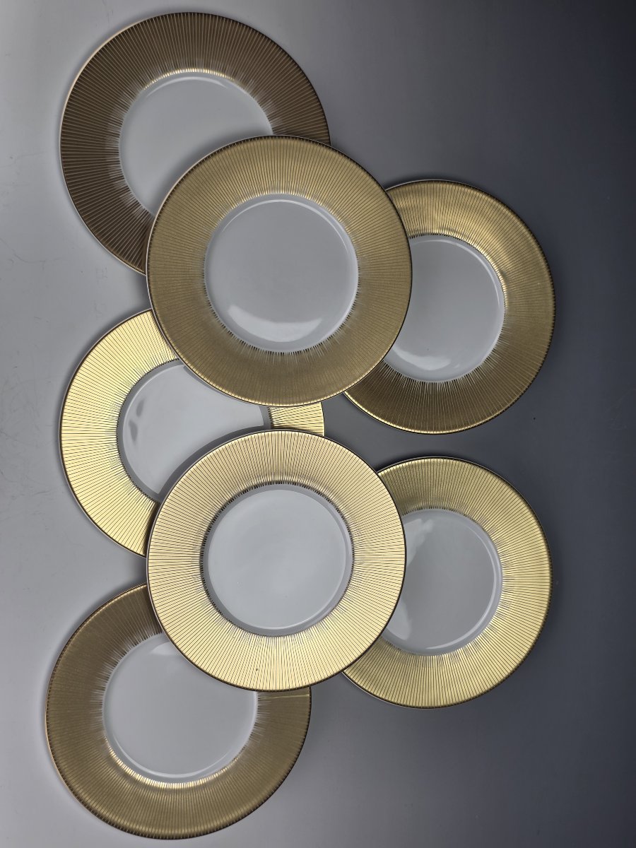Bernardaud "sol" - 12 Bread Plates, ∅ 16 Cm-photo-3