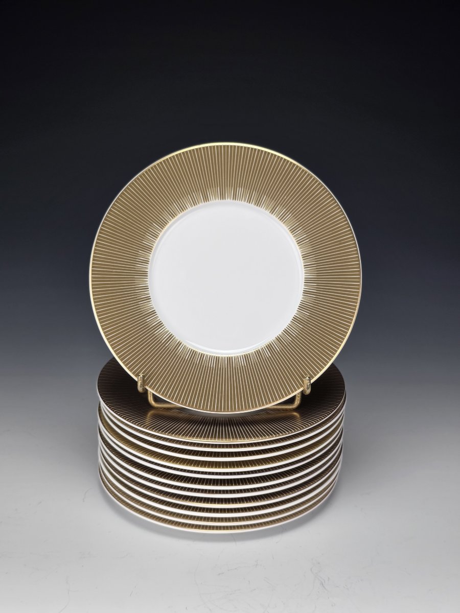 Bernardaud "sol" - 12 Bread Plates, ∅ 16 Cm